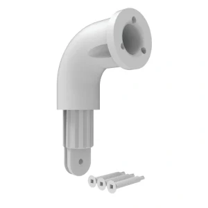 Freedom 4-in x 4-in White Aluminum Post Connector