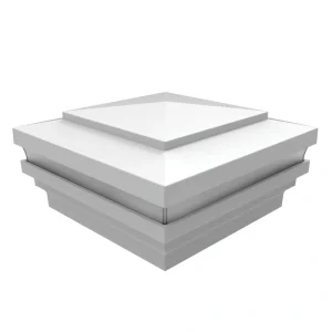 Freedom 4-in x 4-in White Nylon Deck Post Cap