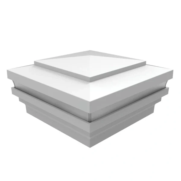 Freedom 4-in x 4-in White Nylon Deck Post Cap