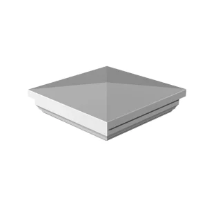 Freedom 4-in x 4-in White Vinyl Deck Post Cap T726916246