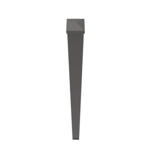 Freedom 5.5-in x 5.375-in x 5-ft Matte Bronze Aluminum Deck Post