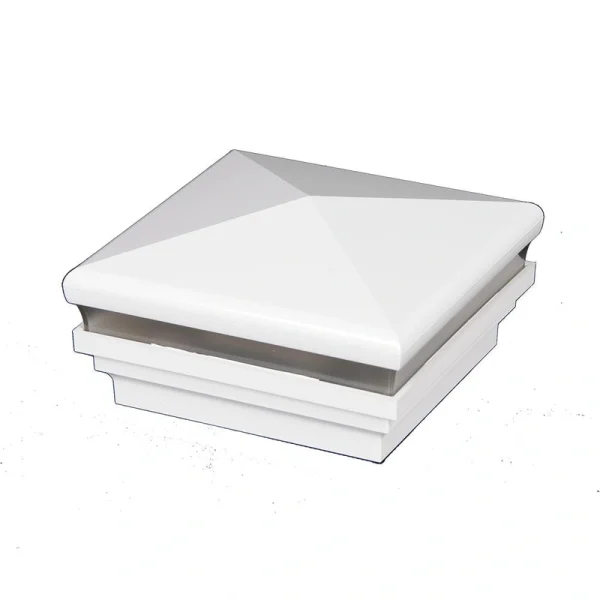 Freedom 5-in x 5-in 22-Lumen 0.8-Watt White Solar LED Outdoor Post Cap Light (5000 K)