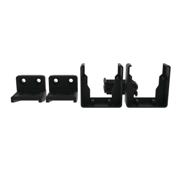 Freedom 6.32-in x 3.14-in VersaRail Matte Black Aluminum Line Connector