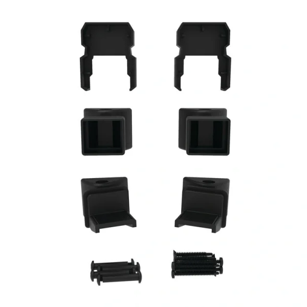 Freedom 6.438-in x 3.313-in VersaRail Matte Black Aluminum Angle Adapter