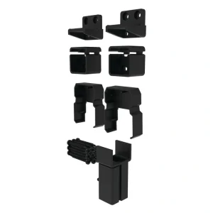 Freedom 6.438-in x 3.313-in VersaRail Matte Black Aluminum Line Connector