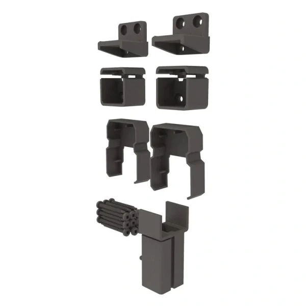 Freedom 6.438-in x 3.313-in VersaRail Matte Bronze Aluminum Line Connector