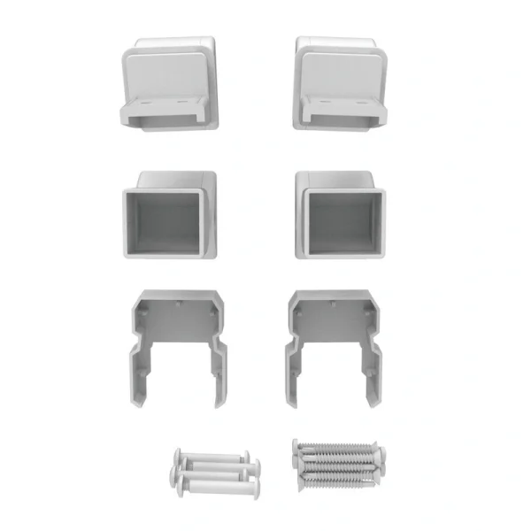 Freedom 6.438-in x 3.313-in VersaRail White Aluminum Stair Connector