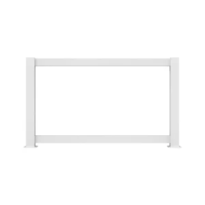 Freedom 6-ft White Aluminum Privacy Frame T726914992