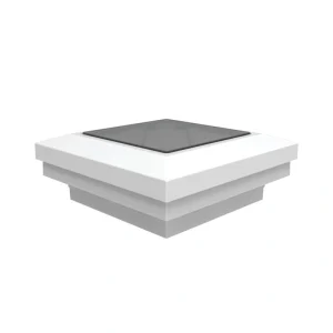 Freedom 6-Lumen 3-Watt White Low Voltage Solar LED Outdoor Post Cap Light (5000 K)