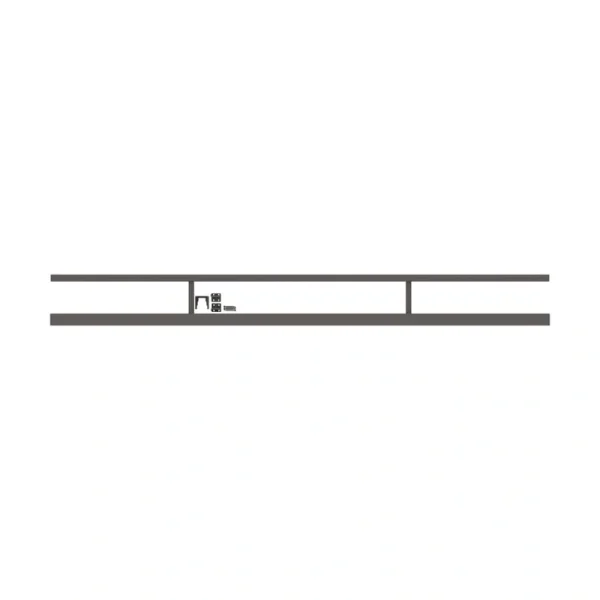Freedom 69.25-in x 3.5-in VersaRail Matte Bronze Aluminum Line Connector T726915194