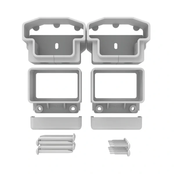 Freedom 7.125-in x 5.375-in Camden White Composite Line Connector (4-Pack)