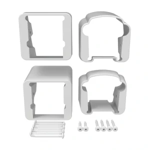 Freedom 7.188-in x 2-in Bella Premier Series White Vinyl Stair Connector (4-Pack)