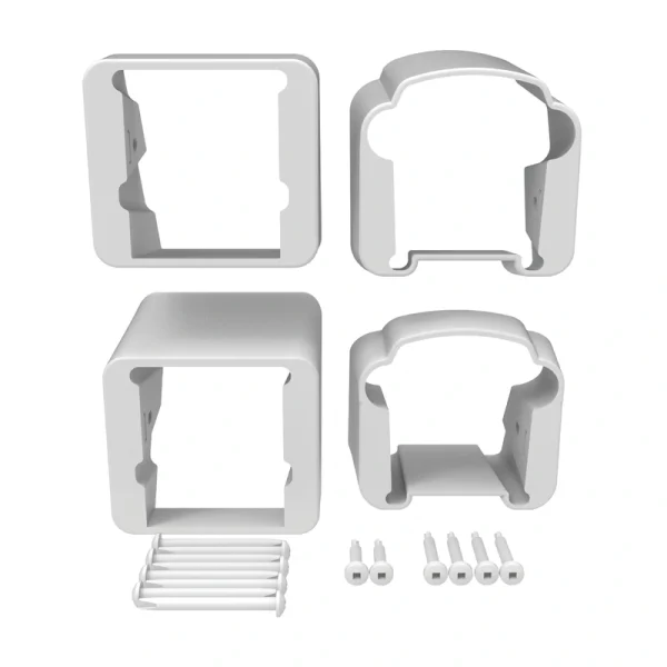 Freedom 7.188-in x 2-in Bella Premier Series White Vinyl Stair Connector (4-Pack)