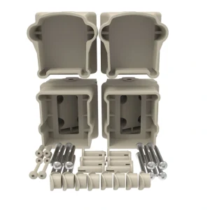 Freedom 7-in x 6.5-in Bella Premier Series Clay Vinyl Rail Bracket (4-Pack)