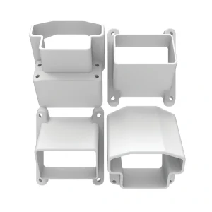 Freedom 8.375-in x 8-in Camden White Composite Stair Connector (4-Pack)