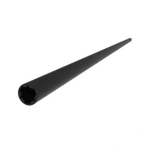 Freedom 80-in x 1.5-in Matte Black Aluminum Baluster Connector