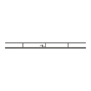 Freedom 92-in x 3.5-in VersaRail Matte Bronze Aluminum Line Connector