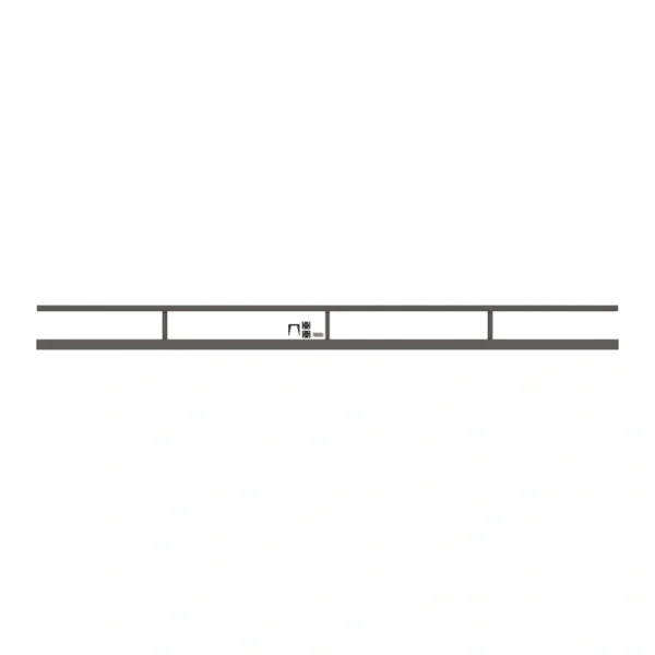Freedom 92-in x 3.5-in VersaRail Matte Bronze Aluminum Line Connector