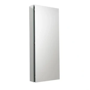 Fresca 15-in x 36-in Surface/Recessed Mount Mirror Mirrored Medicine Cabinet