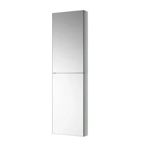 Fresca 15-in x 52-in Surface/Recessed Mount Mirror Mirrored Medicine Cabinet