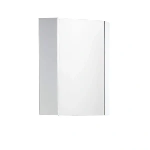 Fresca Coda 14-in x 23.5-in Surface Mount White Mirrored Soft Close Medicine Cabinet