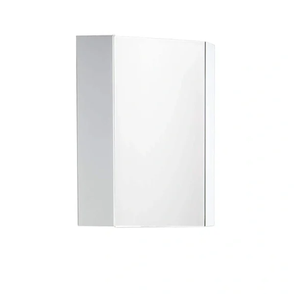 Fresca Coda 14-in x 23.5-in Surface Mount White Mirrored Soft Close Medicine Cabinet