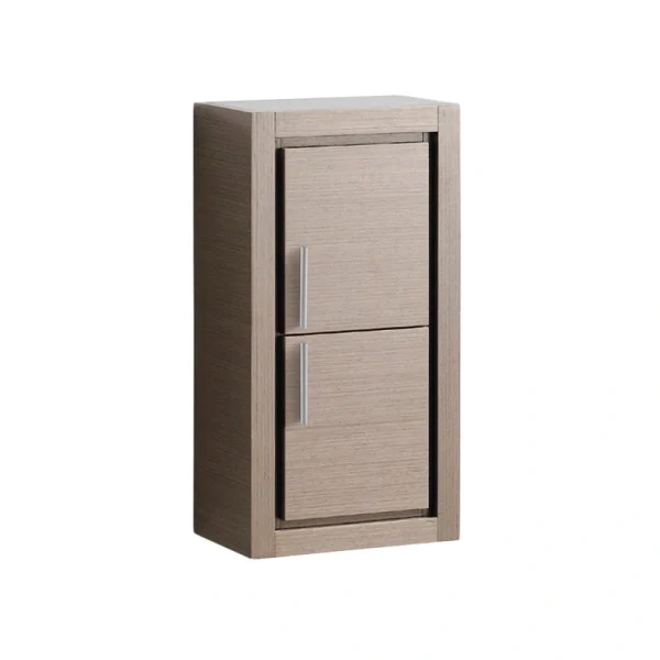 Fresca Trieste 15.75-in x 32-in x 9.87-in Gray Oak Soft Close Bathroom Wall Cabinet