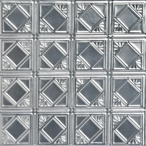 From Plain to Beautiful in Hours 2-ft x 2-ft Carnivale Lacquered Steel Surface-mount Ceiling Tile (6-Pack, 24-sq ft / Case)