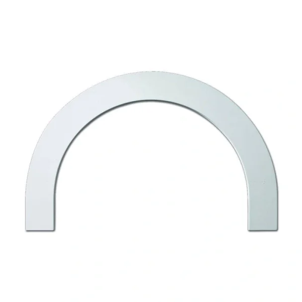 Fypon 24-1/8 in. inside width x 16-1/8 in. inside height x 1 in. Polyurethane Half Round Arch Flat Trim