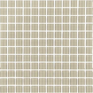 GBM Metro Subway Creme 12 x 12 Glass Mosaic Tile