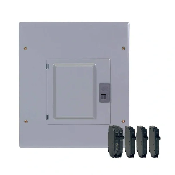 GE 125 Amp 12-Space 22-Circuit Main Breaker Indoor Load Center Contractor Kit