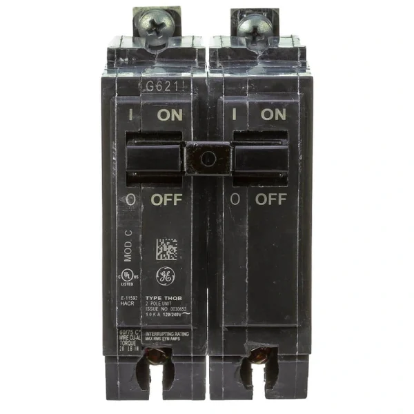 GE 40 Amp Double Pole Bolt-On Breaker
