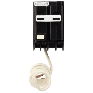 GE 40 Amp Double Pole Ground Fault Breaker with Self-Test