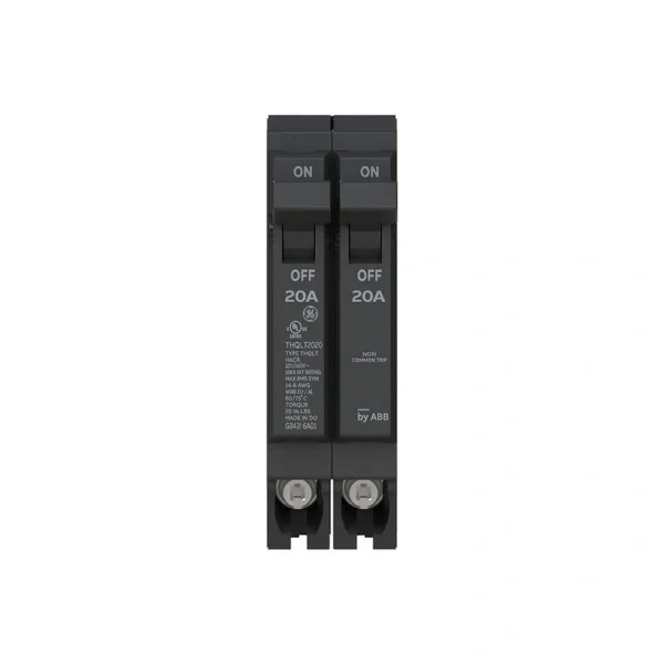 GE Q-Line 2-20 Amp Single-Pole Tandem 120/240-Volts Circuit Breaker