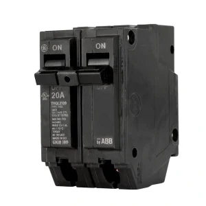 GE Q-Line 20 Amp 2 in. Double-Pole Circuit Breaker