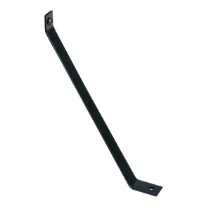 Gilpin Black Metal Post Connector for Decking and Porches – Newel Post Support for Added Rigidity and Strength