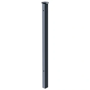 Gilpin Windsor 1.25-in x 1.25-in x 3-ft Black Metal Deck Post