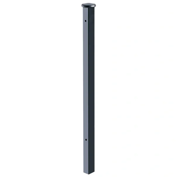 Gilpin Windsor 1.25-in x 1.25-in x 3-ft Black Metal Deck Post