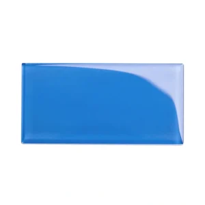 Giorbello (Sample) 3×6 Glass Subway Tiles Cobalt Blue 3-in x 6-in Glossy Glass Brick Subway Floor and Wall Tile