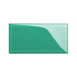 Giorbello (Sample) 3×6 Glass Subway Tiles Emerald Green 3-in x 6-in Glossy Glass Brick Subway Wall Tile