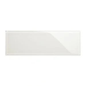 Giorbello (Sample) 4×12 glass subway tiles Agreeable Gray 4-in x 12-in Glossy Glass Brick Subway Wall Tile