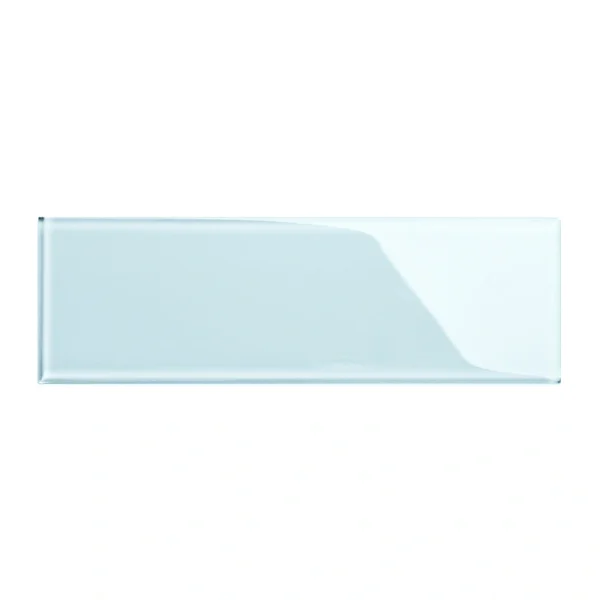 Giorbello (Sample) 4×12 glass subway tiles Morning Sky Blue 4-in x 12-in Glossy Glass Brick Subway Wall Tile