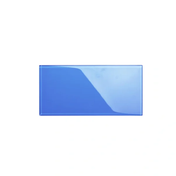 Giorbello (Sample) 6×12 glass subway tiles Cobalt Blue 6-in x 12-in Glossy Glass Brick Subway Wall Tile