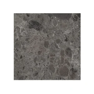 Giorbello (Sample) Ambience Terrazzo Deep Gray 24-in x 24-in Matte Porcelain Stone Look Floor and Wall Tile