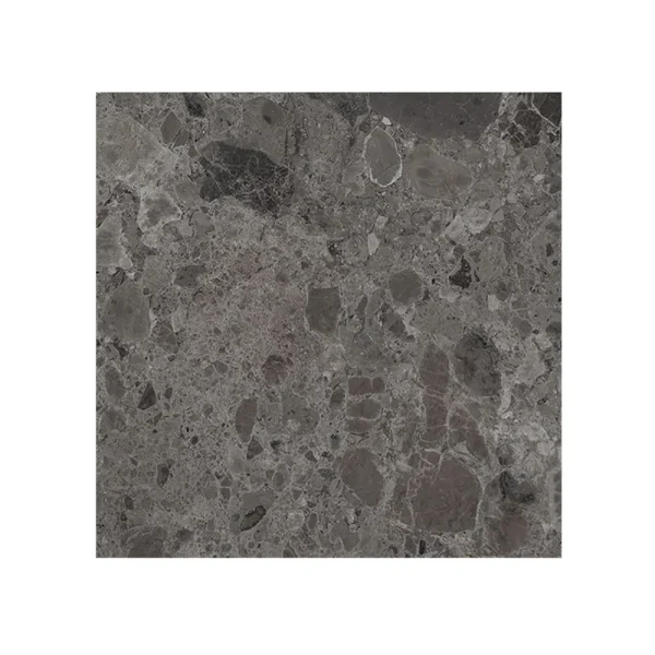 Giorbello (Sample) Ambience Terrazzo Deep Gray 24-in x 24-in Matte Porcelain Stone Look Floor and Wall Tile