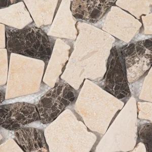 Giorbello (Sample) Beige 12-in x 12-in Matte Marble Look Floor and Wall Tile