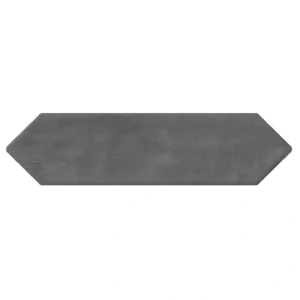Giorbello (Sample) Black 3-in x 12-in Glazed Ceramic Subway Floor and Wall Tile