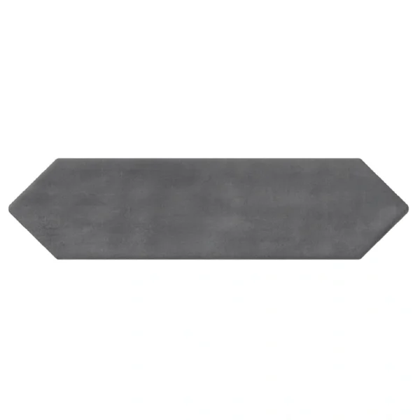 Giorbello (Sample) Black 3-in x 12-in Glazed Ceramic Subway Floor and Wall Tile