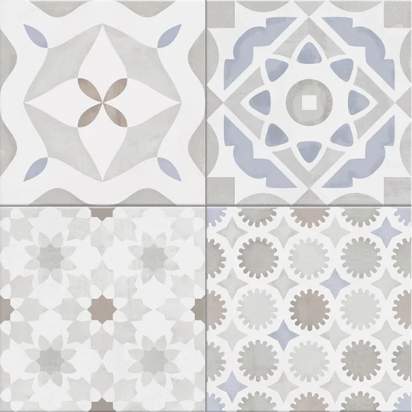 Giorbello (Sample) Chiasmo Multi 8-in x 8-in Matte Porcelain Patterned Floor and Wall Tile