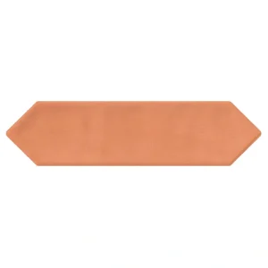 Giorbello (Sample) Coral 3-in x 12-in Glazed Ceramic Subway Floor and Wall Tile